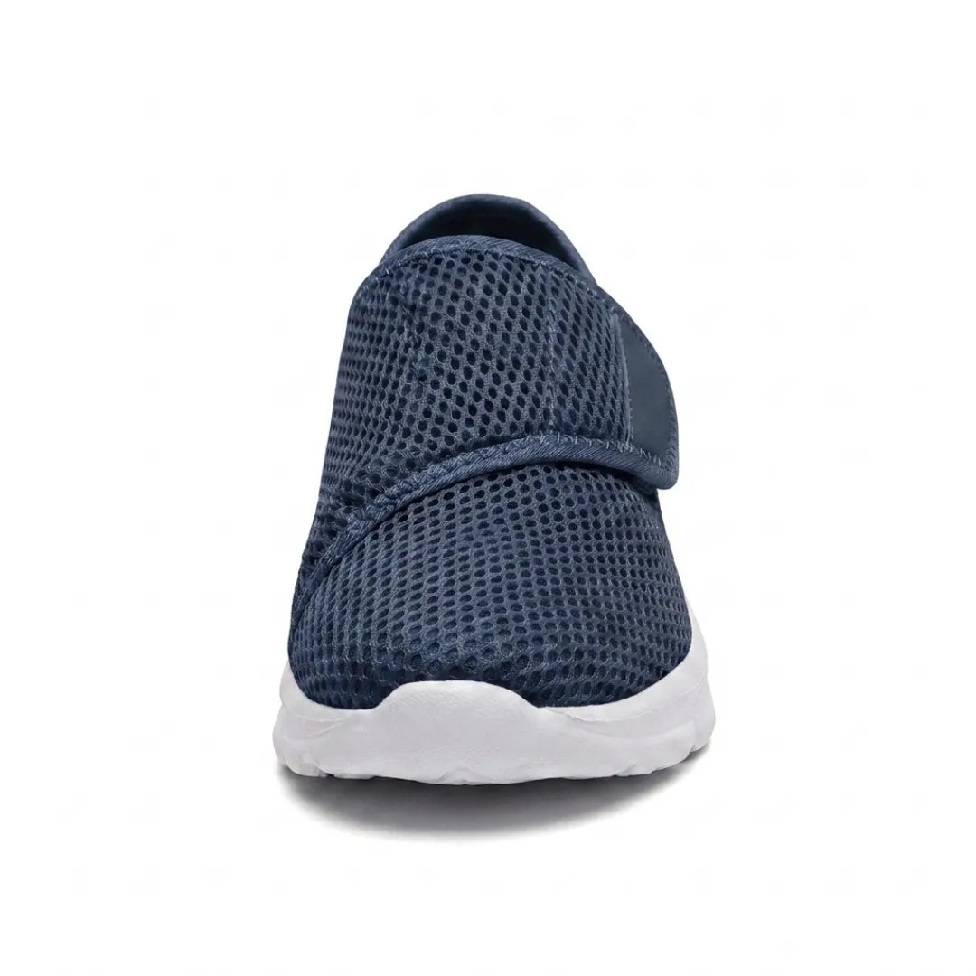 Comfortabele orthopedische wandelschoenen met klittenband voor brede of gezwollen voeten