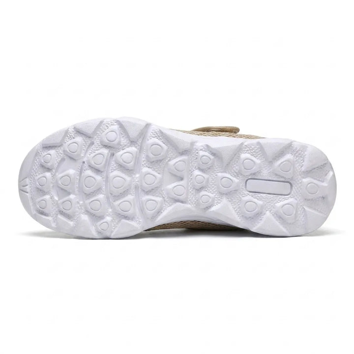 Comfortabele orthopedische wandelschoenen met klittenband voor brede of gezwollen voeten