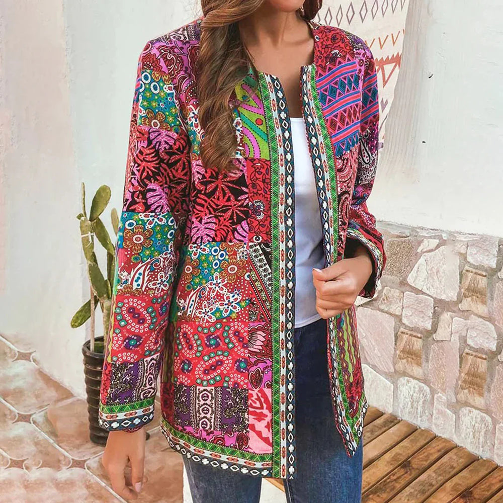 
                  
                    Vintage - Gebreid Damesvest in Retro Stijl - SkinzLine
                  
                