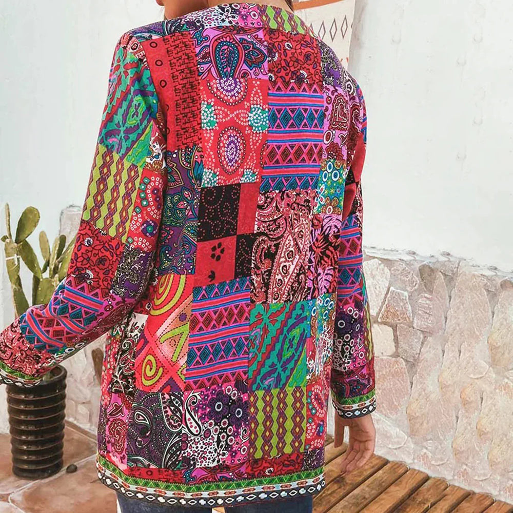 
                  
                    Vintage - Gebreid Damesvest in Retro Stijl - SkinzLine
                  
                