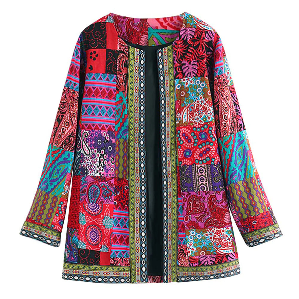 
                  
                    Vintage - Gebreid Damesvest in Retro Stijl - SkinzLine
                  
                