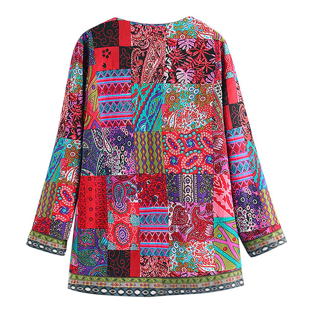 
                  
                    Vintage - Gebreid Damesvest in Retro Stijl - SkinzLine
                  
                