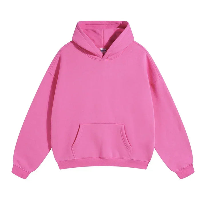 Losse herenhoodie met kangoeroezak