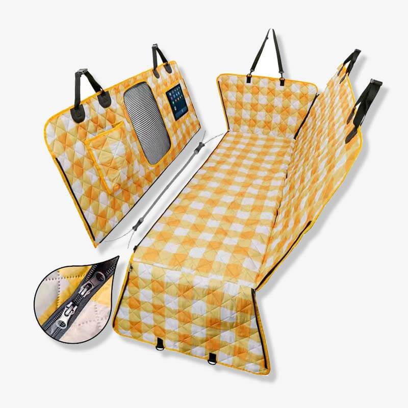 Waterafstotende en vuilafstotende autostoelhoes voor honden