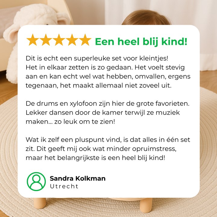 Houten Montessori-muziektafel – alles-in-één muziekinstrumentenset voor kinderen