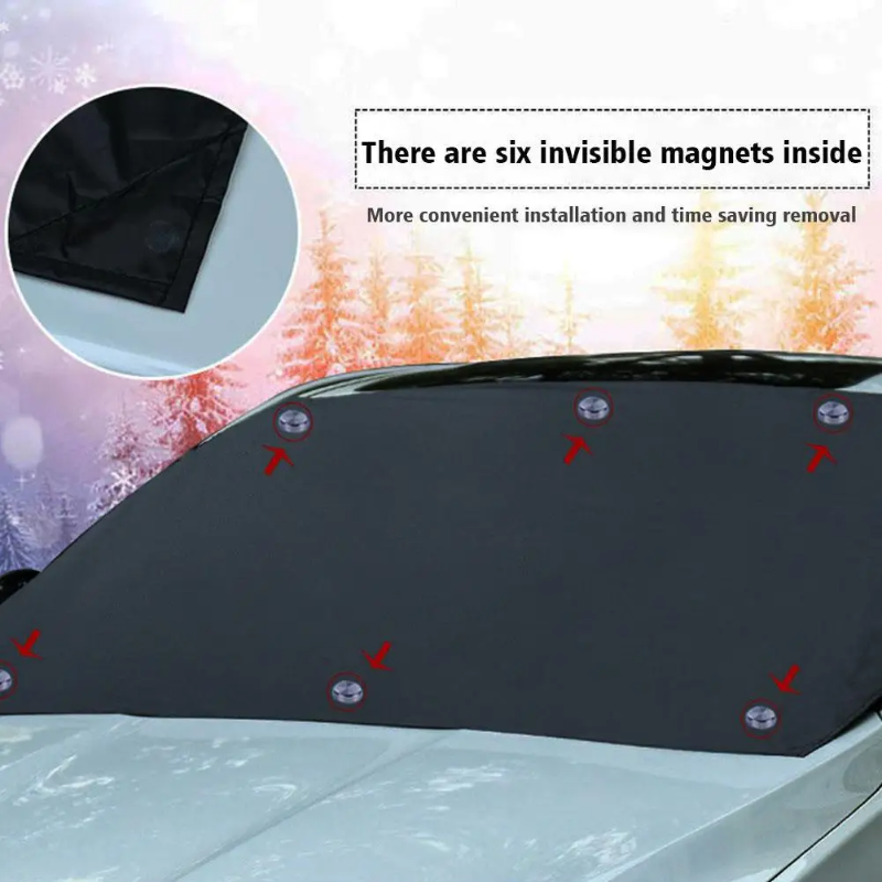 Magnetische Voorruitafdekking voor Alle Weersomstandigheden – FrostGuardia