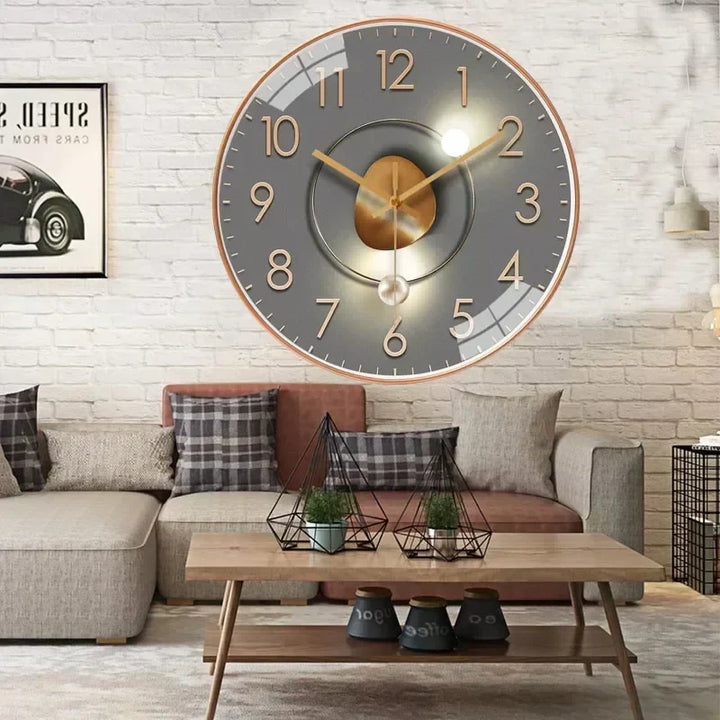 Elegante, stille wandklok, ideaal voor elke ruimte