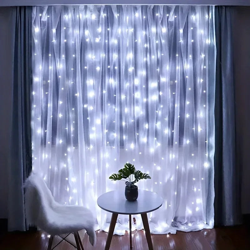 USB LED-gordijnverlichting met afstandsbediening