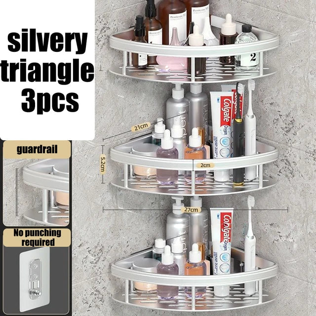 VelaGrip Badkamerplank Houdt Werkbladen Netjes en Voegt Opbergruimte Toe