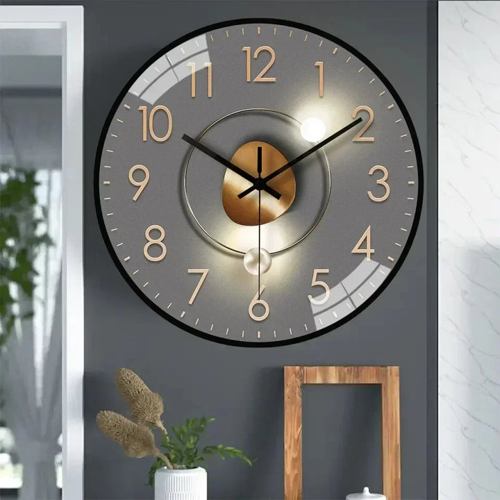 Elegante, stille wandklok, ideaal voor elke ruimte