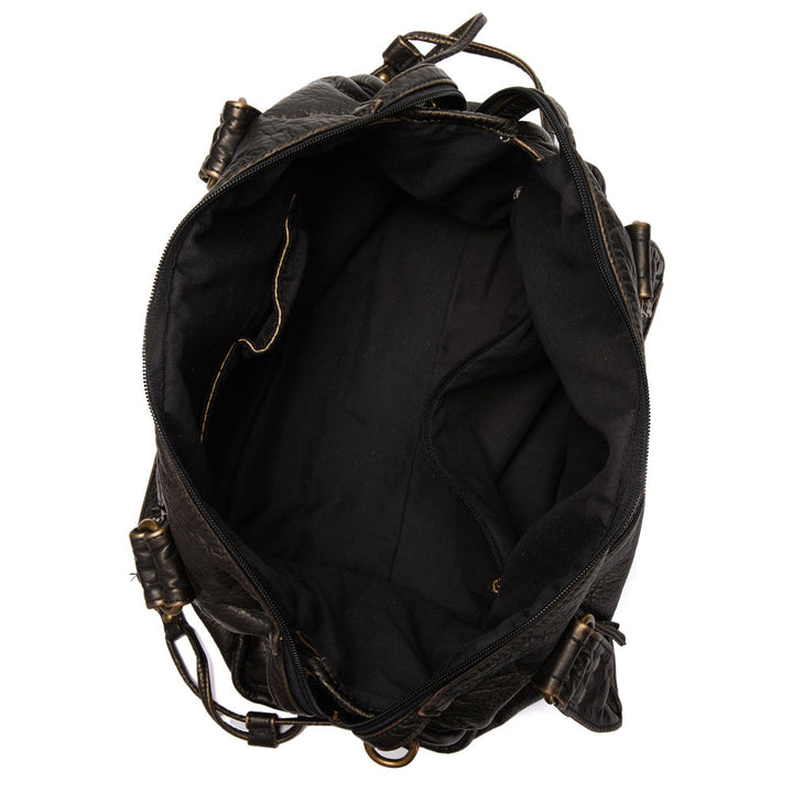 Élégance Zwart | Luxe Handtas van Echt Leer