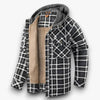 Tijdloos stoer geruit overhemd vest blouse met capuchon heren