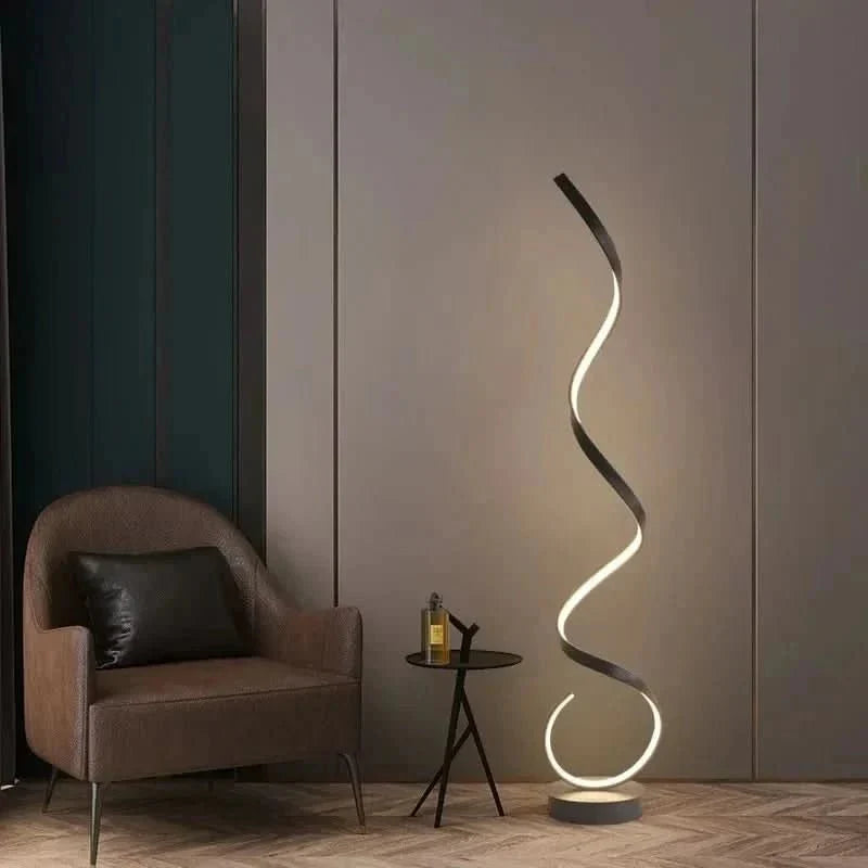 ISTANBUL Spiraal LED Vloerlamp Energiezuinige Verlichting, Elegant Design