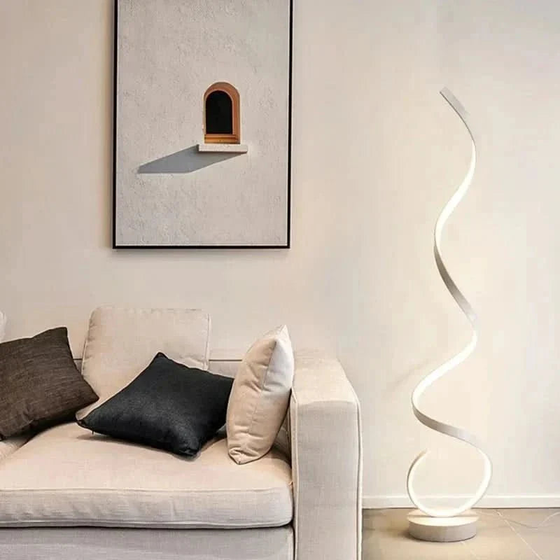 ISTANBUL Spiraal LED Vloerlamp Energiezuinige Verlichting, Elegant Design