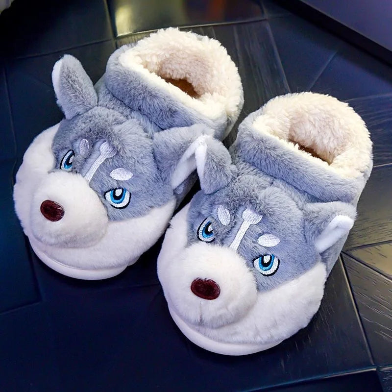 Schattige Husky Dames Pantoffels – Novi