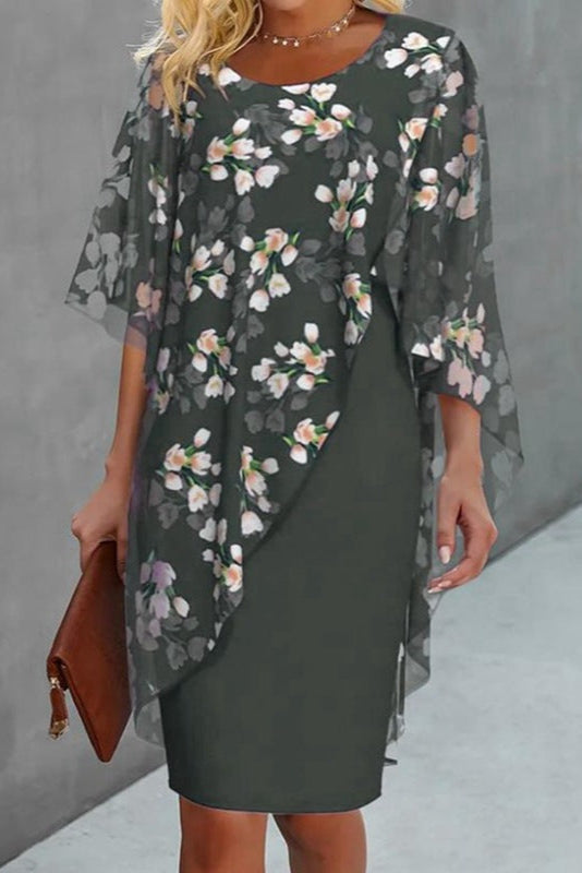 Elegante bloemenjurk voor dames