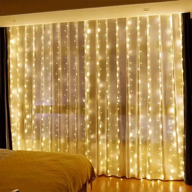USB LED-gordijnverlichting met afstandsbediening