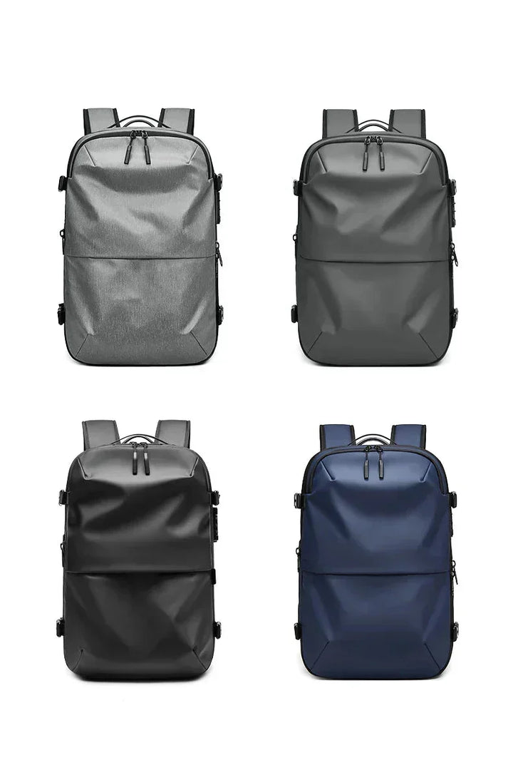ElitePack Rugzak met Luchtcompressie | Waterdichte 60L rugzak voor zaken en reizen met vacuümcompressietechnologie