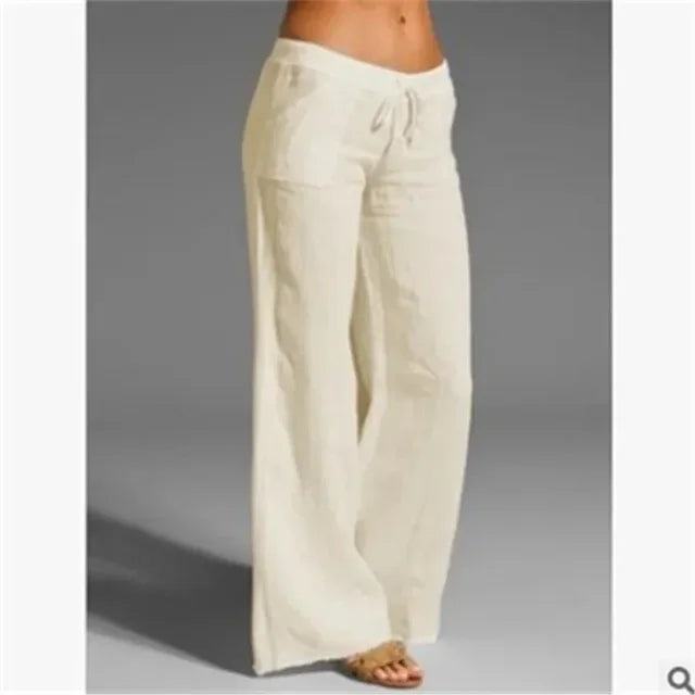 Comfortabel linnen broek dames- Julie