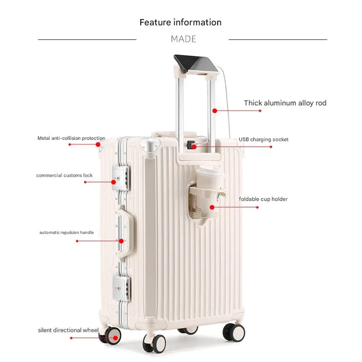 Harde Koffer met Aluminium Frame – Tallinn