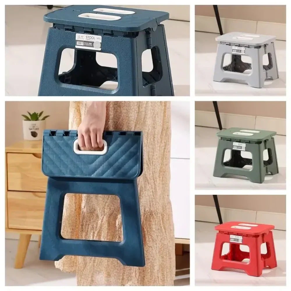 Opvouwbaar Krukje – Licht, Antislip en Veelzijdig voor Gebruik in Keuken en Huis