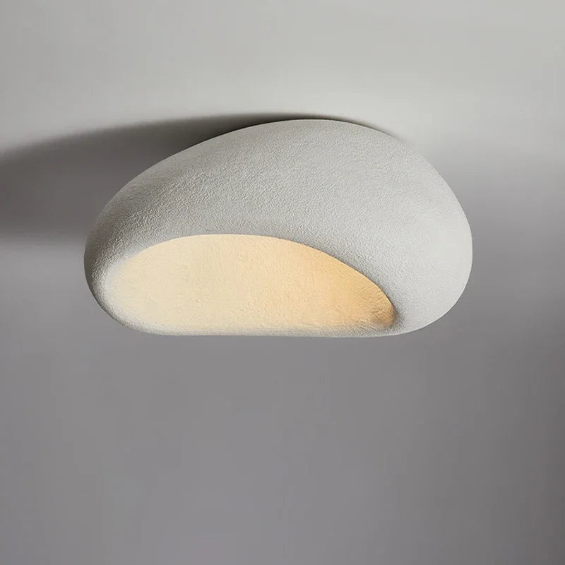 Wabi-sabi LED-plafondlamp – decoratieve plafonnière met organische vorm
