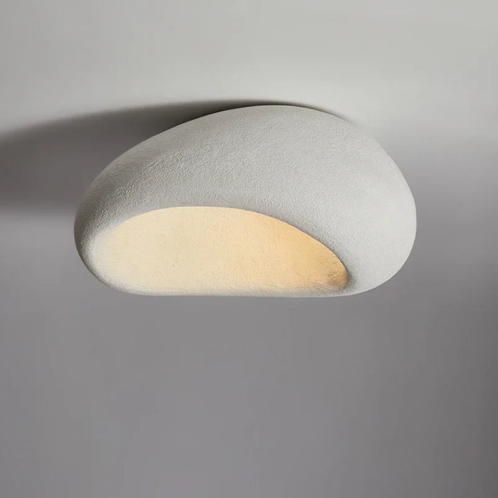 Wabi-sabi LED-plafondlamp – decoratieve plafonnière met organische vorm