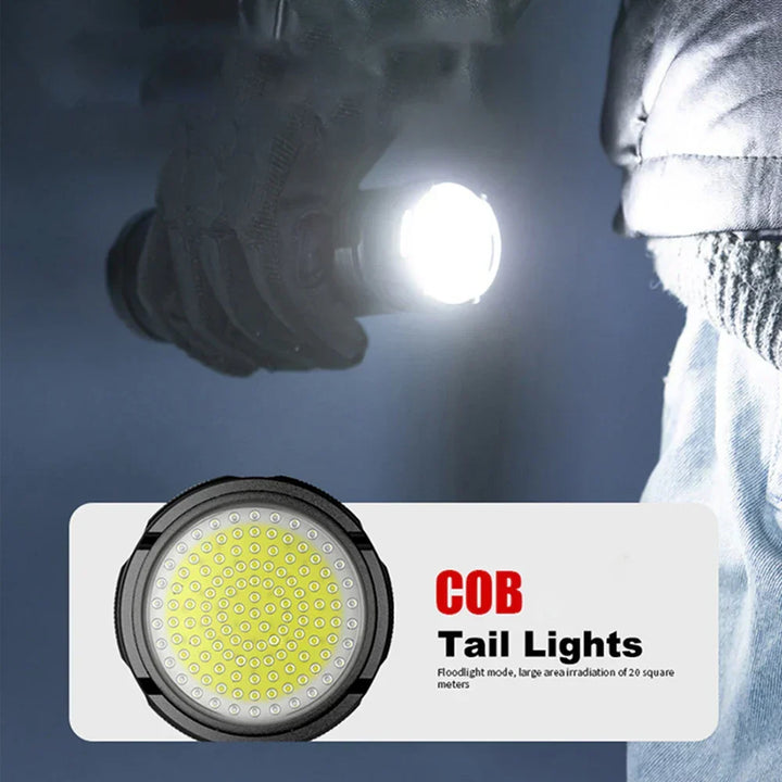 Oplaadbare 10000 Lumen LED Zaklamp – Striker