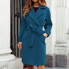 Lange Dames Trenchcoat Winterjas - Sienna