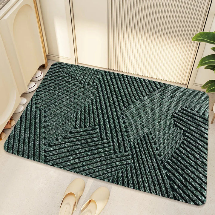 MatLuxe Elegante Geometrische Deurmat | Sterke Vloerbescherming Tegen Vuil en Weersinvloeden