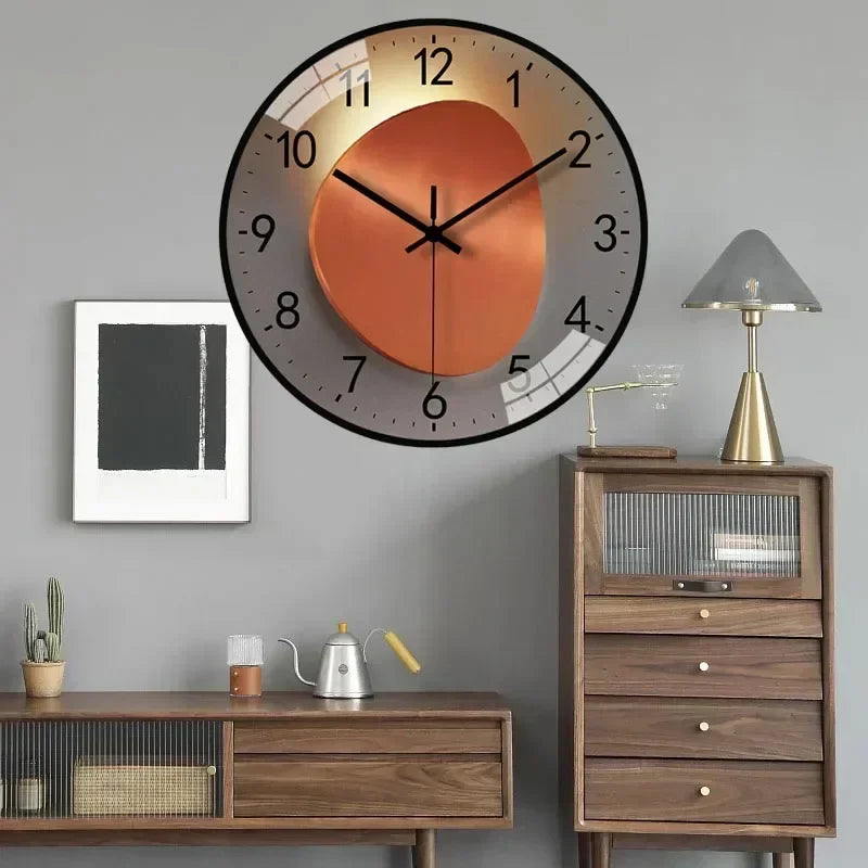 Elegante, stille wandklok, ideaal voor elke ruimte