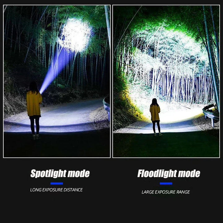 Oplaadbare 10000 Lumen LED Zaklamp – Striker