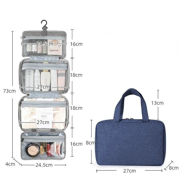 TravelTidy – Compacte cosmetica-organizer met 4 vakken