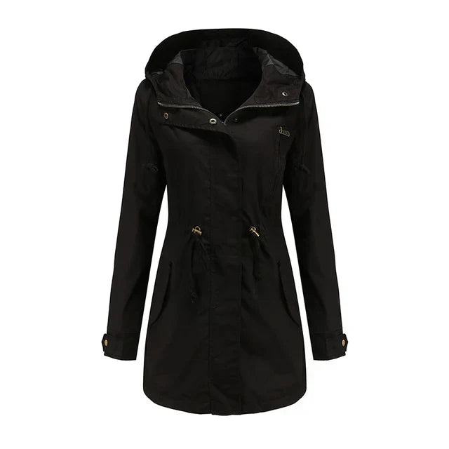Stijlvolle Dames Jas met Capuchon – Marielle