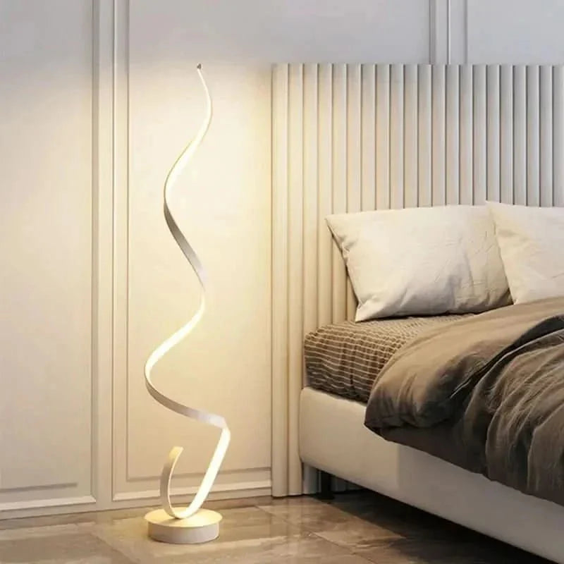 ISTANBUL Spiraal LED Vloerlamp Energiezuinige Verlichting, Elegant Design