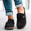 Retro suède slippers met orthopedisch comfort – Solenza