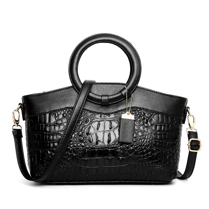 Vintage Leren Tas met Tijdloze Elegant