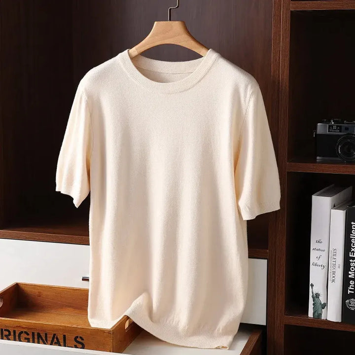 Heren T-shirt met ronde hals – Verfijnde basics voor elke dag