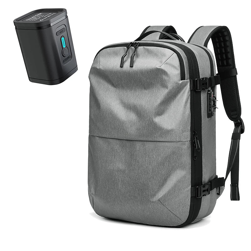 ElitePack Rugzak met Luchtcompressie | Waterdichte 60L rugzak voor zaken en reizen met vacuümcompressietechnologie