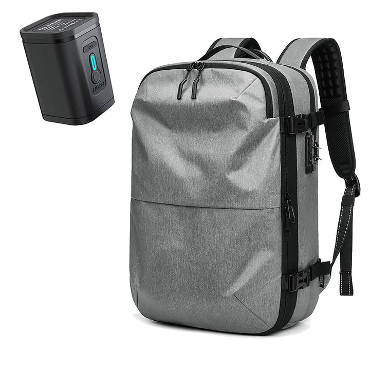 ElitePack Rugzak met Luchtcompressie | Waterdichte 60L rugzak voor zaken en reizen met vacuümcompressietechnologie