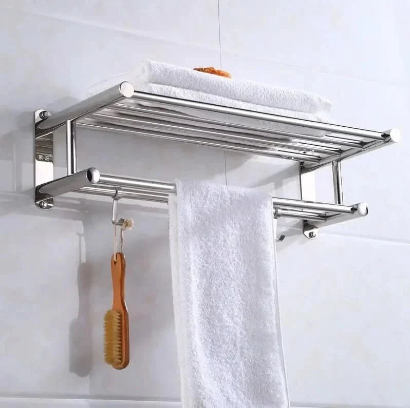 STEELRACK – Ruimtebesparend & Elegant Handdoekenrek van Roestvrij Staal
