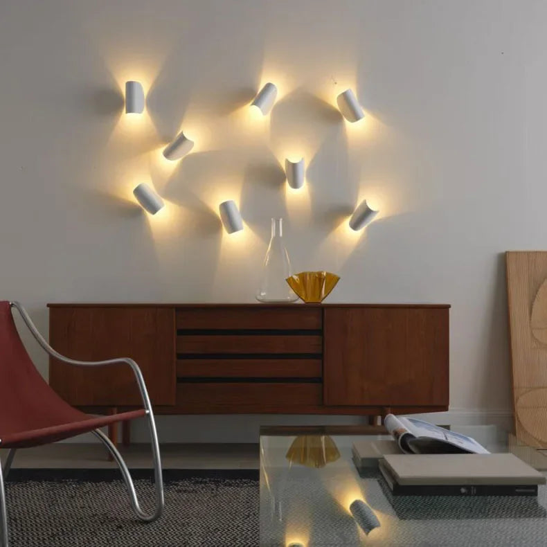 Verstelbare up-down LED-wandlamp – warm sfeerlicht, modern design