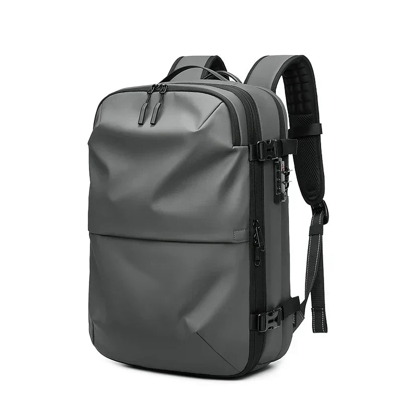 ElitePack Rugzak met Luchtcompressie | Waterdichte 60L rugzak voor zaken en reizen met vacuümcompressietechnologie