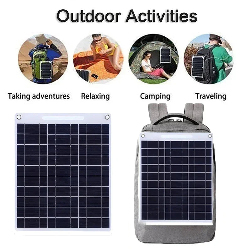 Draagbaar Zonnepaneel SOLVION Charge 100W | 5V | Dubbele USB | Waterdicht | Outdoor & Camping