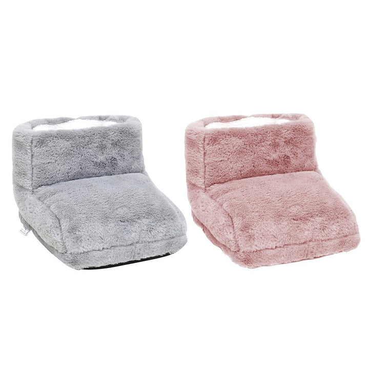 Draadloze oplaadbare voetenwarmer van zachte fleece