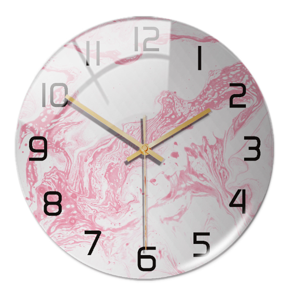 Elegante Wandklok met Marmereffect – MarbleTime