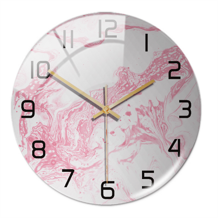 Elegante Wandklok met Marmereffect – MarbleTime