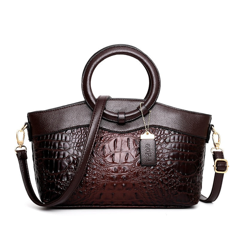 Vintage Leren Tas met Tijdloze Elegant