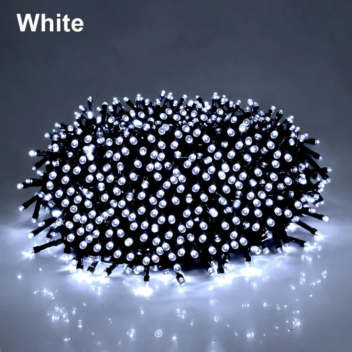 LuminaraX | LED-lichtsnoer buiten 24V | 8 lichtmodi | Waterdicht IP65 | 10–100 m | Voor tuin, huis en kerstversiering