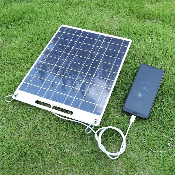 Draagbaar Zonnepaneel SOLVION Charge 100W | 5V | Dubbele USB | Waterdicht | Outdoor & Camping
